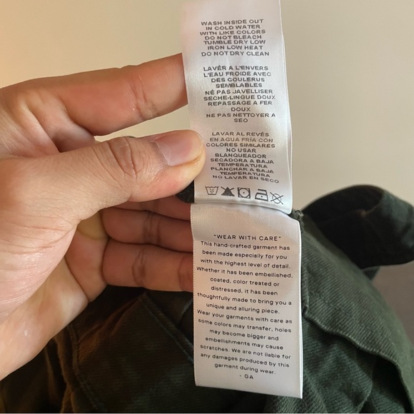 GOOD AMERICAN Moss Fit For Success Palazzo Jumpsuit
 Dark Green - Picture 10 of 10